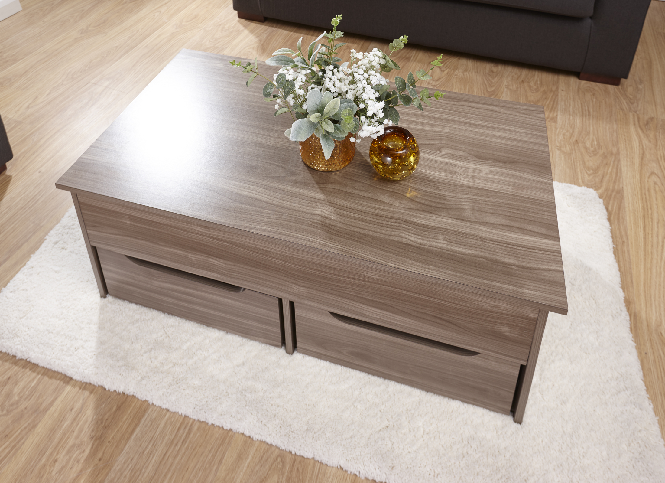 New Ultimate Storage Coffee Table Living Room In Oak White Walnut New Ultimate Storage Coffee Table Living Room In Oak White Walnut Espresso