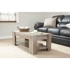 Lift Up Storage Coffee Table Walnut Finish