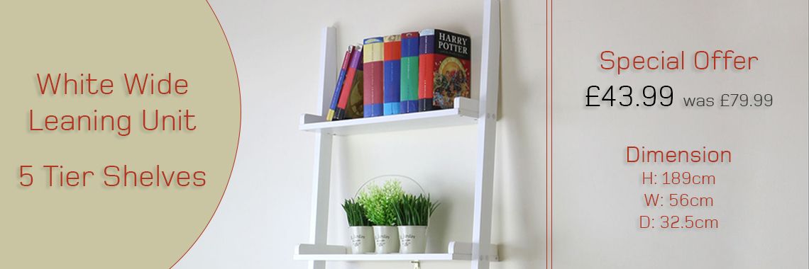 Cyprus Ladder Shelving Unit