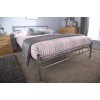 Morgan Metal Single Bed In Silver