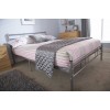 Ibiza Metal 4ft6 Double Bed Strong Alloy Frame in Silver