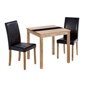 Ashleigh Ash Veneer Small Dining Set With 2 Chairs