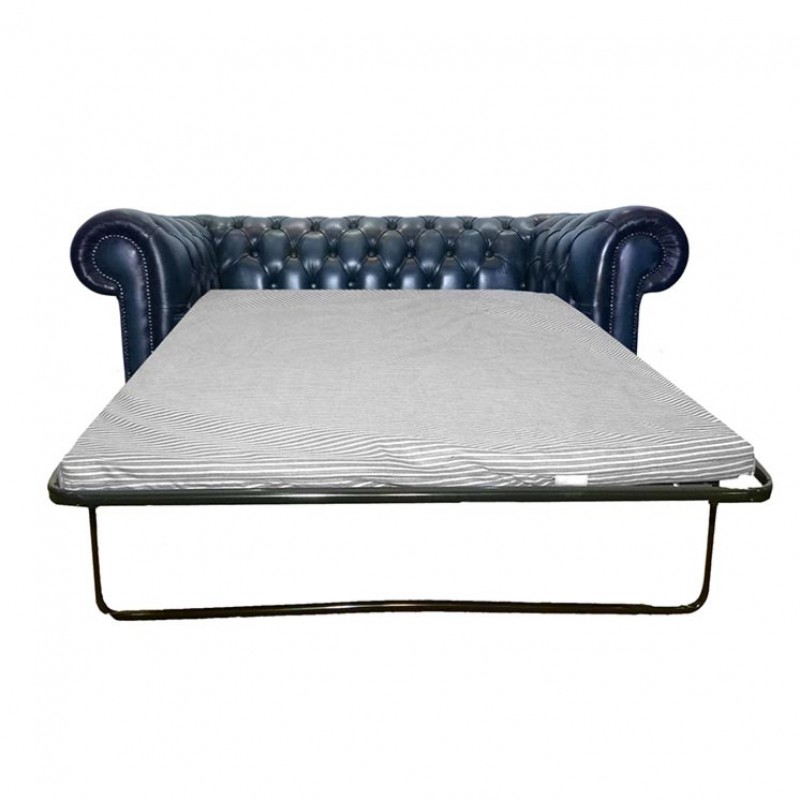 Two Seater Sofa Bed, Blue Chesterfield Sofa Leather