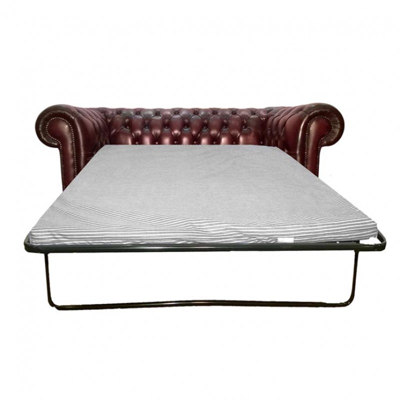 Leather 2 Seater Sofa Bed, Pull Up Leather Sofa Bed