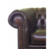 Chesterfield Antique Brown Genuine Leather Club Chair