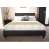 Berlin Black Faux Leather Bed Frame