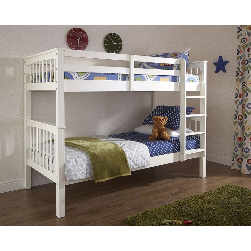 Novaro White Bunk Bed Novaro White Bunk Bed