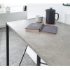 Bramwell Folding Desk Concrete Space Saver