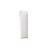 Modern Designer High Gloss Shoe Cabinet 180 cm in White/White