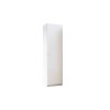 Modern Designer High Gloss Shoe Cabinet 180 cm in White/White