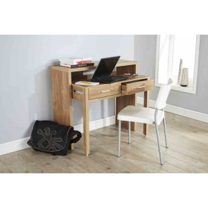 Modern Design Regis Extending Console Table in Oak