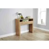 Modern Design Regis Extending Console Table in Oak