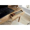 Modern Design Regis Extending Console Table in Oak