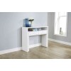 Modern Design Regis Extending Console Table in White