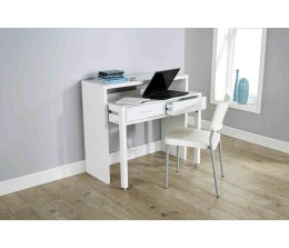 Modern Design Regis Extending Console Table in White